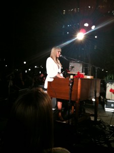 Grace Potter at the piano